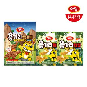 하림 용가리치킨 300g 2봉 + 용가리떡갈비 450g