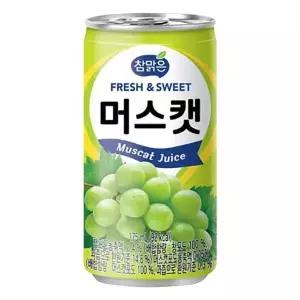 [일화] 참맑은 머스캣 175ml x 90캔 캔음료 음료수