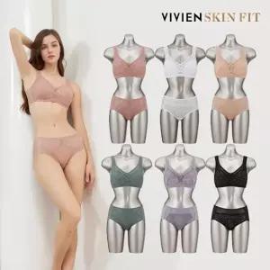 비비안 스킨핏 실키 프리핏 브라팬티 6세트