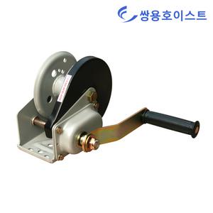 쌍용호이스트 핸드 수동 윈치 브레이크타입 와이어 기중기 도르래 윈찌 원치 BHW-800
