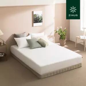 [롯데백화점]지누스 텐셀 매트리스 커버 그레이 (싱글)