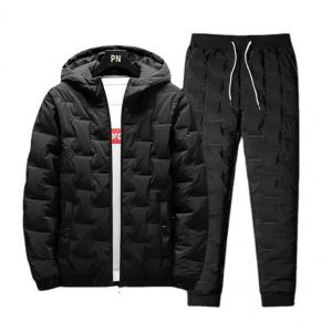 겨울 누빔 생활방수 트레이닝복 깔깔이세트 패딩바지 세트