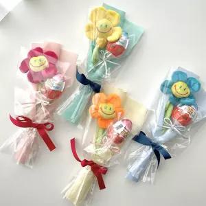 킨더조이 미니 꽃다발 인형 꽃 한송이 유치원 어린이집 학예회 발표회 졸업식 재롱잔치 졸업 입학
