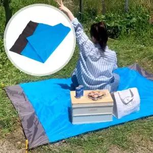 고품질 미니 경량 돗자리 포켓 미니돗자리 블루 (WFGTGSY)