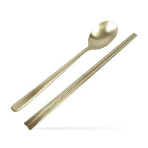 티타늄 골드 수저 숟가락 젓가락 골드수저세트