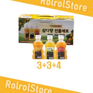 제주 삼다향 착즙주스 320ml (한라봉3입+청귤3입+천혜향4입 총10입) 선물 (1)