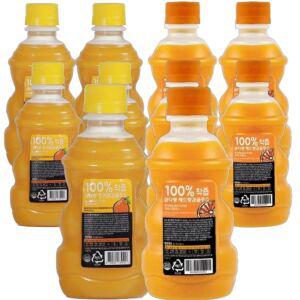 빙그레 제주 삼다향 100% 착즙 감귤주스 320ml 혼합10입 (한라봉5입+레드향5입)