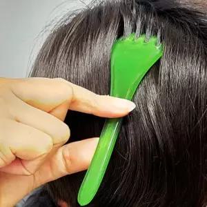 괄사 두피 마사지 빗 림프