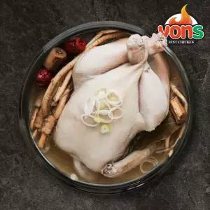 [본스치킨] 100%국내산재료 끓이기만 하면 되는 간편 삼계탕 500gX3봉