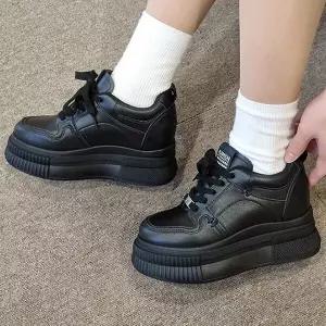 [하프클럽/더힐]더힐슈즈 키높이 10cm 통굽 여성여자 슬립온 스니커즈 운동화 sjaw-f