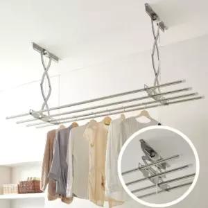 베란다 빨래건조대 천장 건조대 천정 봉 올스텐2단 (WFHCJRJ)