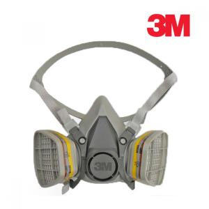 3M 방독마스크 6200+6003K 방진마스크 호흡보호구 방진필터 호흡보호구 화학 일반 방독면 산업용 3M 안전 마 스크 휠터 방독필터