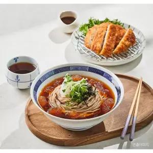면사랑 시원 寒한상 세트메밀면, 냉메밀장국, 돈까스 냉동