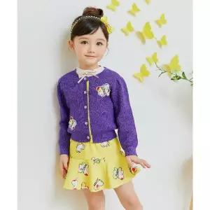 [롯데백화점]프렌치캣 보라펄 나비 가디건(Q31DBW031)