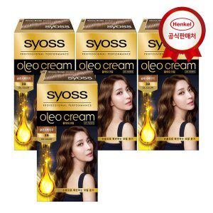 갤러리아 사이오스 올레오크림 새치염색약 3-B 글로시베이지 x 4개