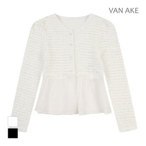 [반에이크] 시스루 캉캉 블라우스_VB36BLQ301Z