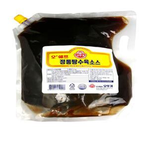 [아이스박스 무료포장] 오뚜기 오쉐프 정통 탕수육소스 2KG (냉장보관)