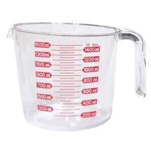 용량컵 아크릴 계량컵 계량기 투명 비커 베이킹 1.5L