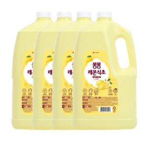 퐁퐁 주방세제 레몬식초 3000ML 4개