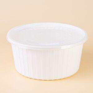 소량 고강도 사출 223파이 감자탕용기 백색 중 10세트 떡볶이 국 포장 배달 포장