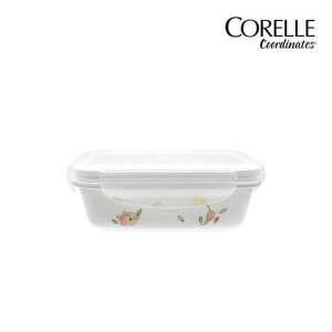 [코렐코디네이츠] 목련 직사각밀폐 찬통 400ml 2p