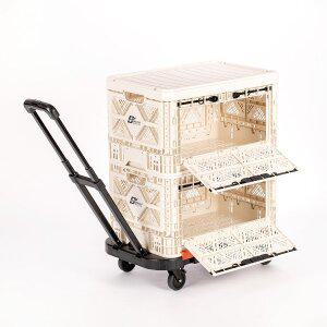 [빅앤트]48리터 앞문오픈형 폴딩 박스 카트 세트 1+2+1