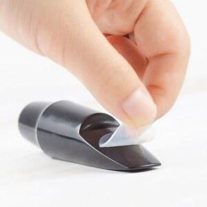 실리콘 색소폰 마우스 쿠션 메탈 프로텍터 16개 리드 보호대 패치 5 16pcs