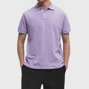 폴로 랄프로렌 남성 반팔 카라티 클래식핏 퍼플(204)