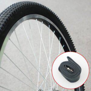 26X1.95(50-559)생활차 MTB 자전거 타이어+ 던롭 튜브 세트 50TPI JILUER