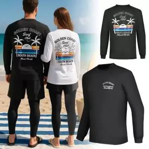 커플 래쉬가드 세트 남녀공용 수영복 물놀이 비치룩