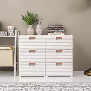 2개세트 국내제작 LINE 클래식 3단 플라스틱 서랍장 수납장 장난감 속옷정리함 침실서랍장