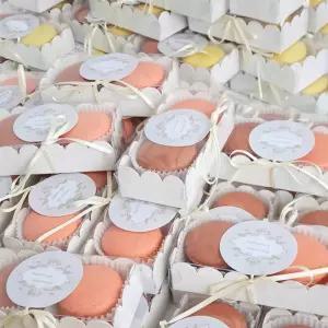 미니 마카롱박스 2구 포장 세트디저트 다쿠아즈 캡슐박스 10개입