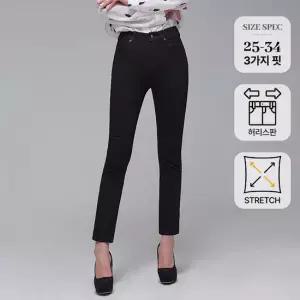 [진마니아] 스키니/일자/부츠컷 블랙진 스타일 베스트 3종 택1