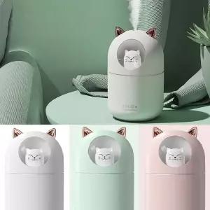 USB 미니 무드등 가습기 귀여운 고양이 가습기 자취방 회사 사무실 책상 자동차