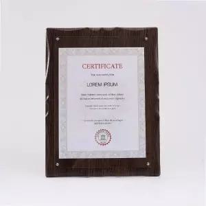 졸업장액자 크라운 상장 월넛 A4 액자 벽걸이 탁상액자 허가증