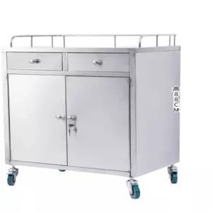 미용실 카트 헤어샵 스텐 웨건 드레싱카 트롤리 2단 이동식 86x60cm