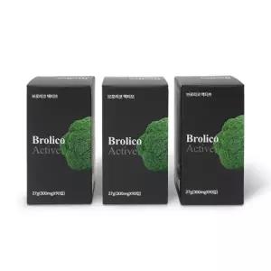 브로리코 액티브 브로콜리 영양제 27g(300mg x90입) x3개 3개월분