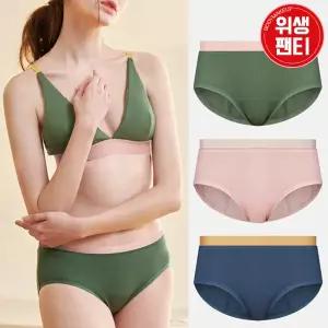 MWD753올라위생팬티/생리팬티/여성팬티세트/골지로된 편안한 팬티