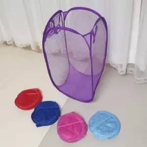 바구니 빨래바구니 메쉬망 접이식 빨래 세탁물 아기빨래바구니 세탁바구니 빨래통