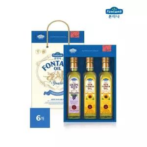 [하프클럽/폰타나]폰타나 스페셜 오일세트 5호 선물세트 x 6개 / 설명절선물 (1박스 구성)