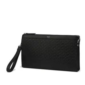 닥스 액세서리 26SS [클러치][REGENT][리젠트] 블랙 음각패턴 소가죽 DBBA6E481BK