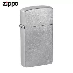 ZIPPO 슬림 라이터 1607 Slim Street Chrome 오일+심지+부싯돌 3종세트 포함