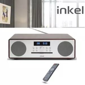 인켈 블루투스 고출력 시스템 오디오 CD USB FM라디오 듀얼 스피커 유닛 알람.타이머 프리미엄멀티-C7