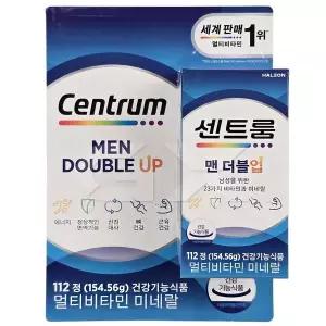 센트룸 맨 더블업 멀티비타민 미네랄 112정 Centrum gx