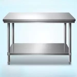 스테인리스 작업대 800 1200 2단 하부장 공장 주방 돈까스 정리 조리대 작업 카페