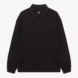 노스페이스 남성 오르사 긴팔 폴로 BLACK NT7QR68A