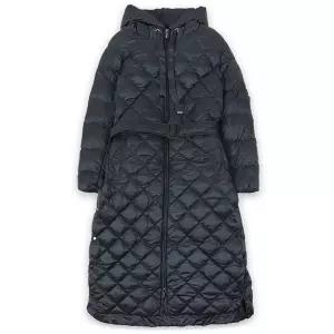 [막스마라] 여성 트레파르 퀼팅 벨트 롱패딩 자켓(네이비) 2529496075600 075