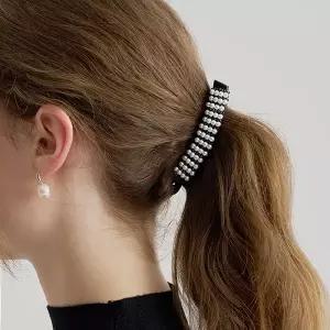 [장폴클라리쎄]진주 비즈 바나나핀 JP-25-102BA