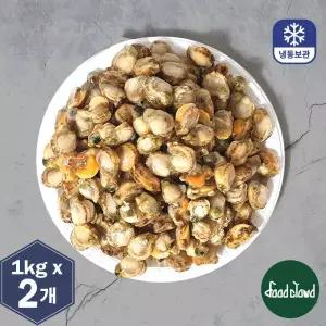 냉동 자숙 가리비살 손질 가리비 1kg + 1kg
