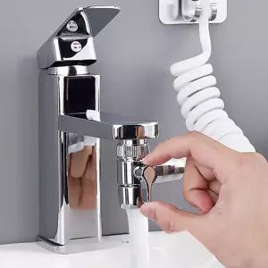 핫딜 세면대 수도꼭지 변환어댑터 샤워기 수전 분배기